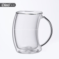 Glass Double Wall Coffee Cups Glass Mug